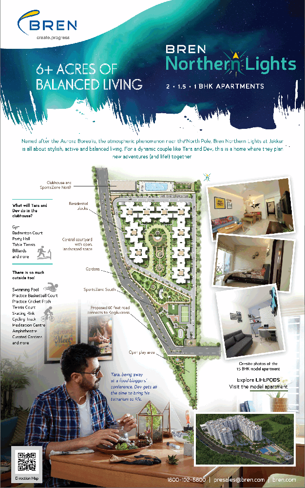 Bren Northern Lights master plan — site layout