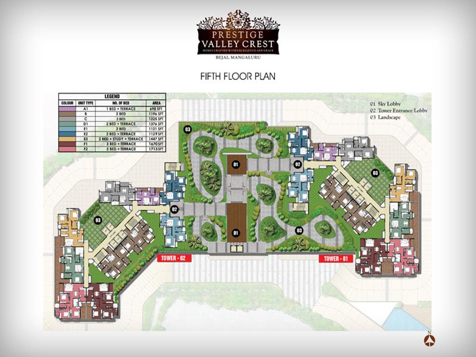 Prestige Valley Crest Phase 2 master plan — site layout