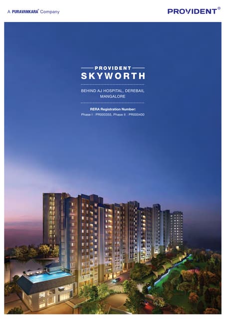 Provident Skyworth Phase 2 — RERA-Verified Review in Electronic City, Bangalore project elevation