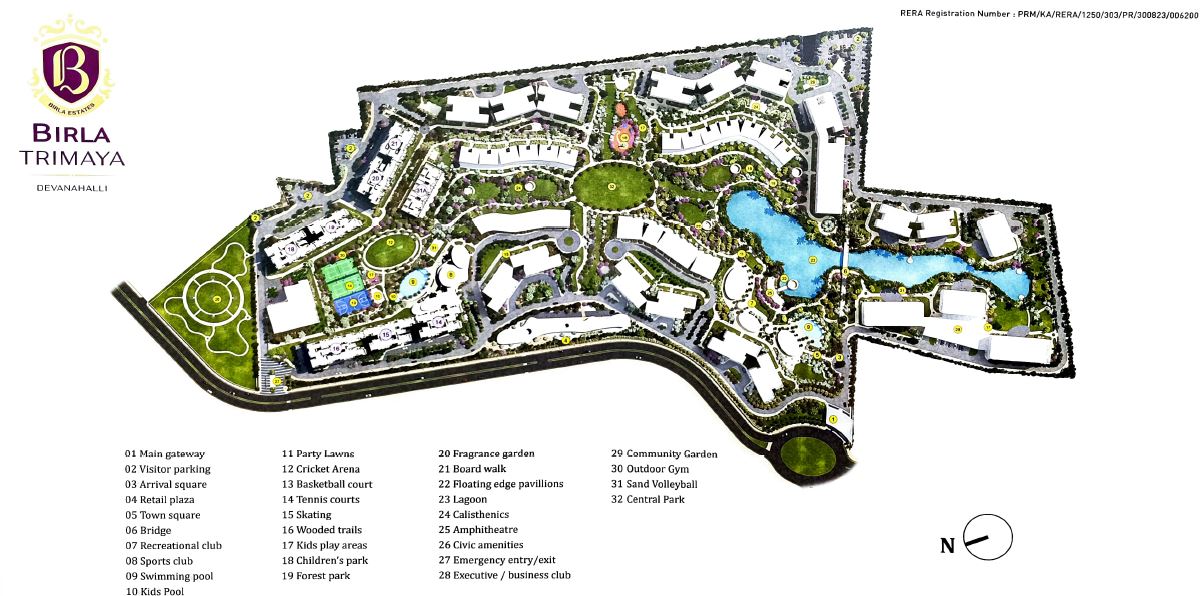 Birla Trimaya Phase 4 master plan — site layout