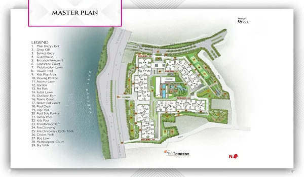 Prestige Oakville master plan — site layout