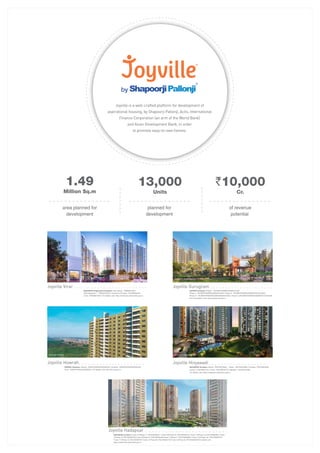 Shapoorji Joyville Hinjewadi Review | Hinjewadi Pune | Brickplot project elevation