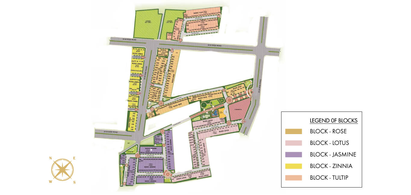 Signature Global City 37D master plan — site layout
