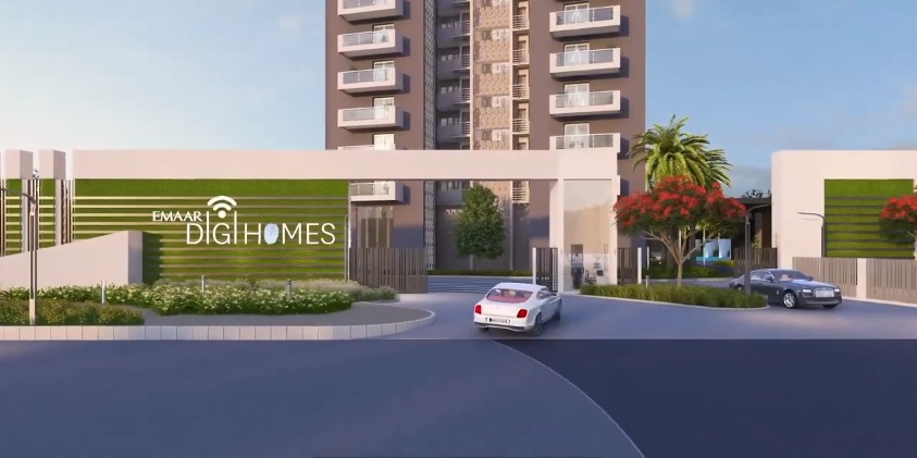 Emaar Digi Homes Review | Sector 62 Gurgaon | Brickplot project elevation