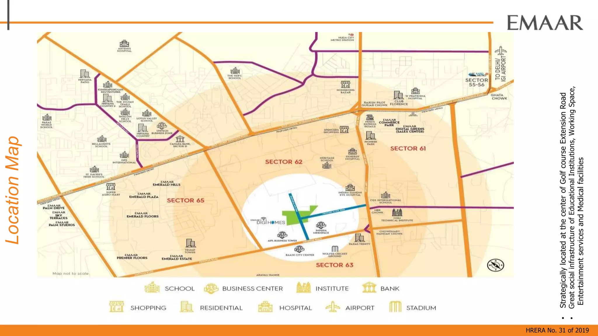 Emaar Digi Homes master plan — site layout
