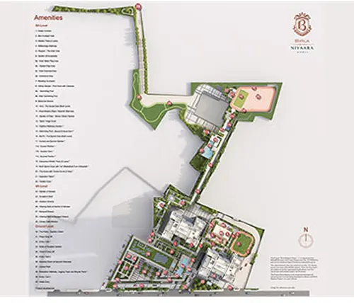 Birla Niyaara master plan — site layout