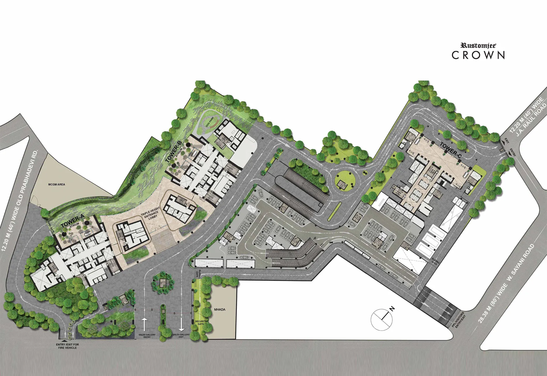 Rustomjee Seasons master plan — site layout