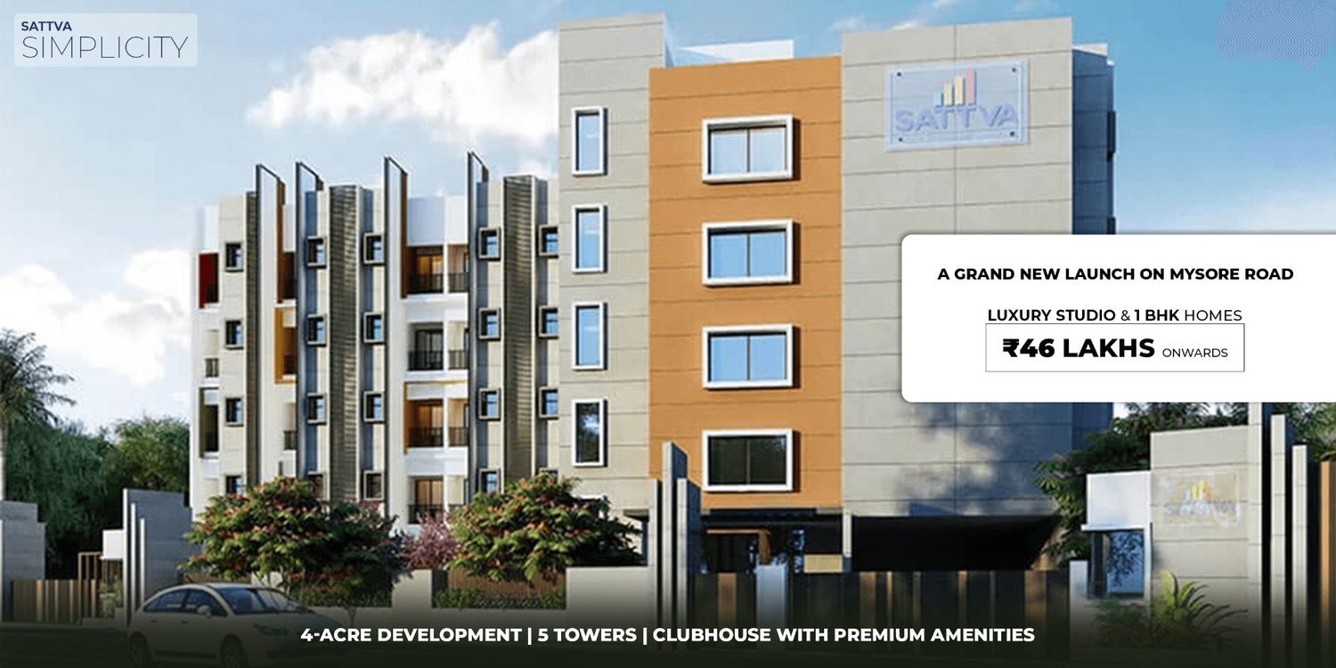 Sattva Simplicity RR Nagar Review 2026 — Price, RERA & Score | Brickplot project elevation