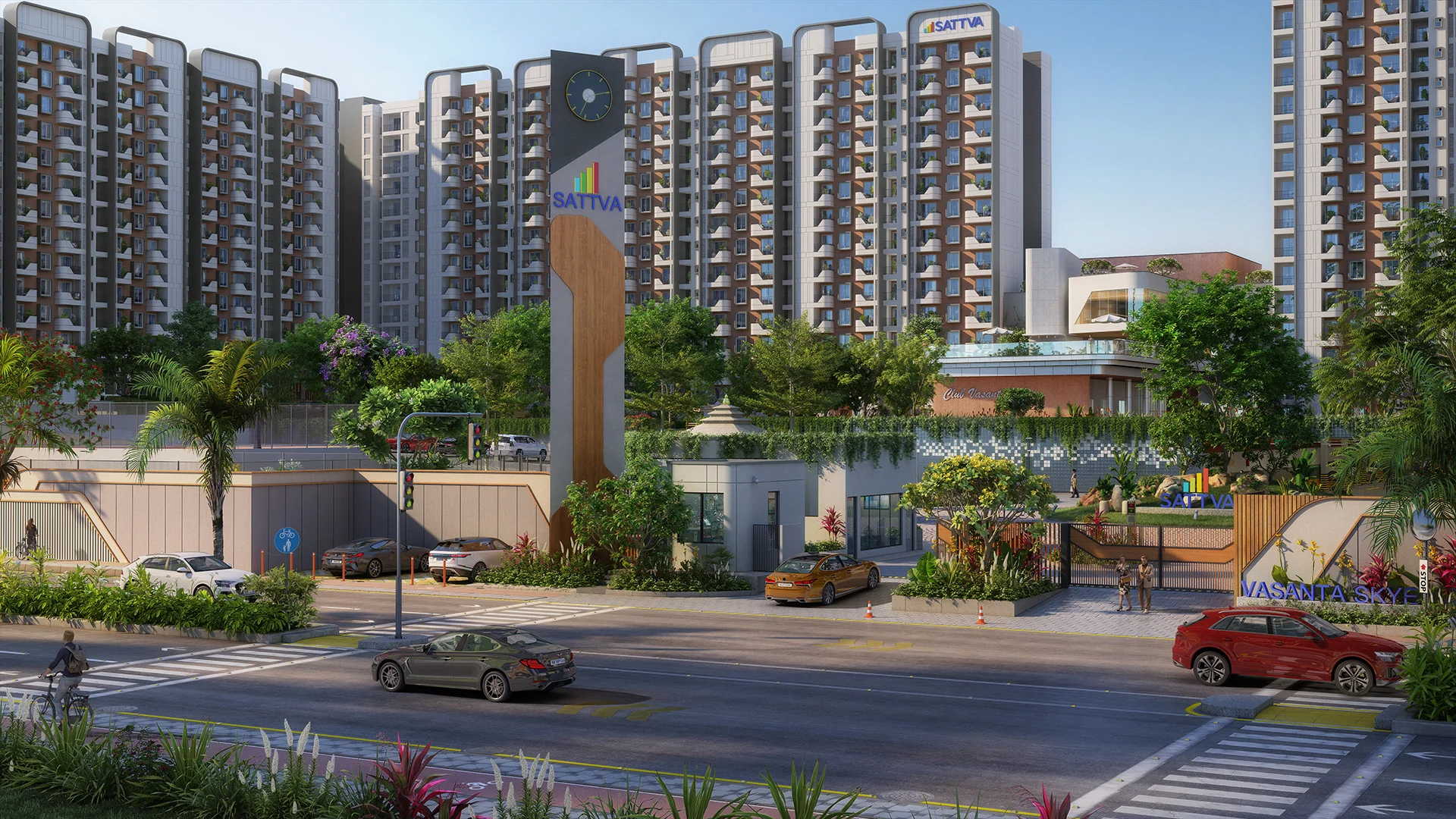 Sattva Vasanta Cove Devanahalli Review 2026 — Price, RERA & Score | Brickplot project elevation