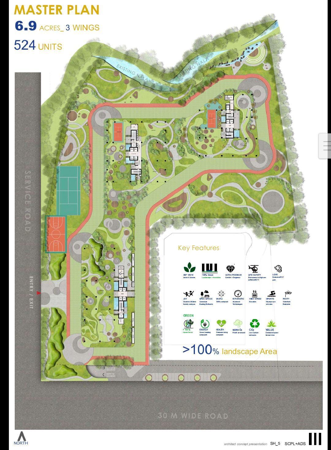 Sumadhura Capitol Residences master plan — site layout