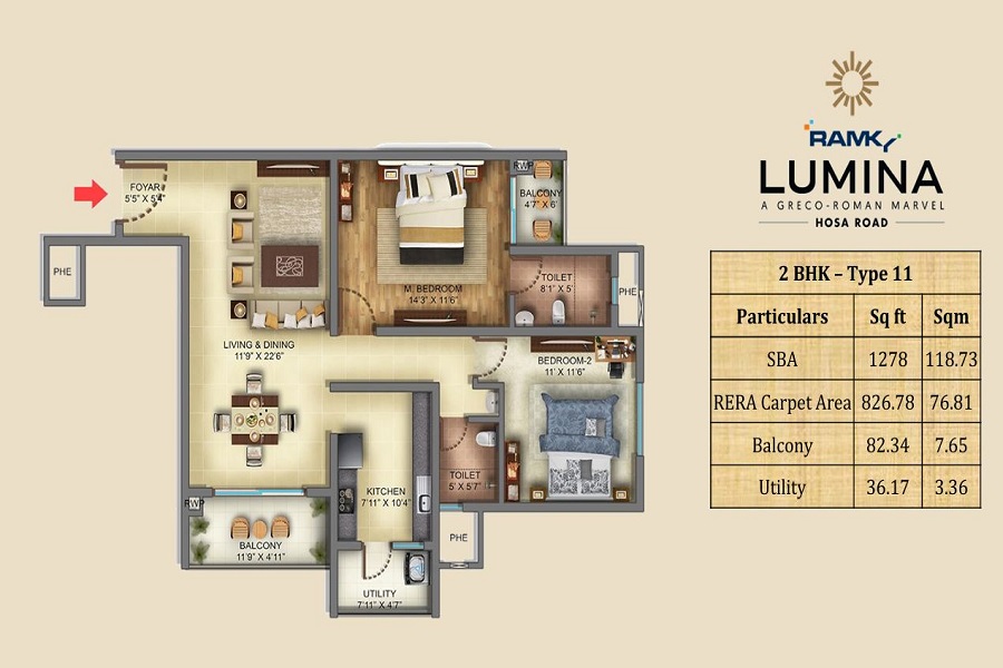 Ramky Lumina master plan — site layout