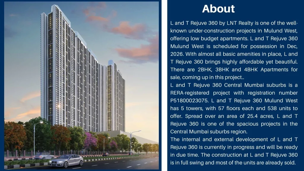 L&T Rejuve 360 Mulund West Review 2026 — Price, RERA & Score | Brickplot project elevation