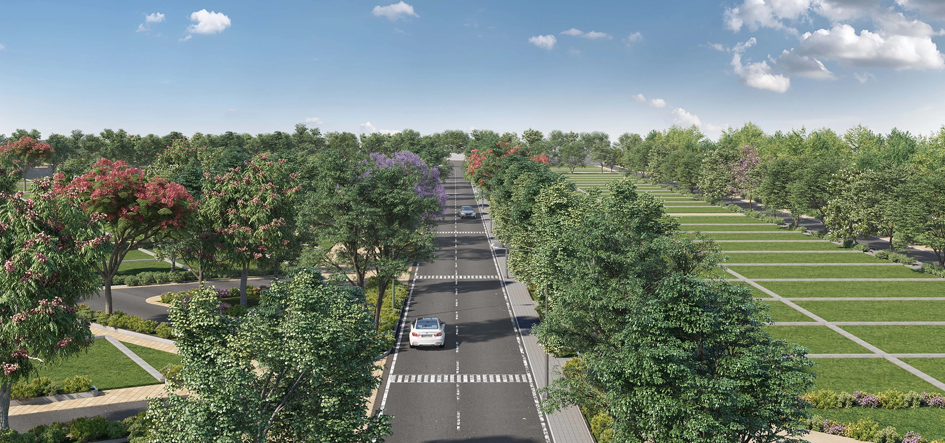 Godrej Woodland master plan — site layout