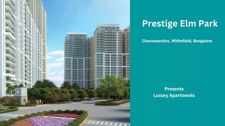 Prestige Elm Park project elevation