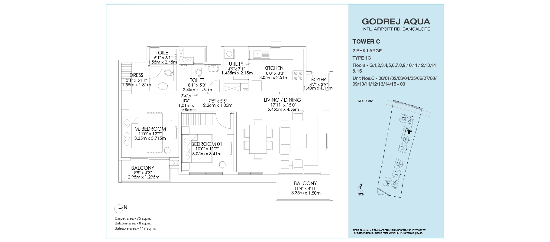 Godrej Aqua Hosahalli master plan — site layout