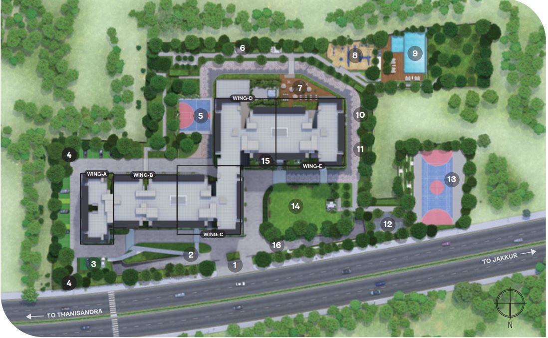 Assetz Soho and Sky master plan — site layout