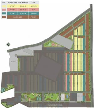 Adarsh Savana master plan — site layout
