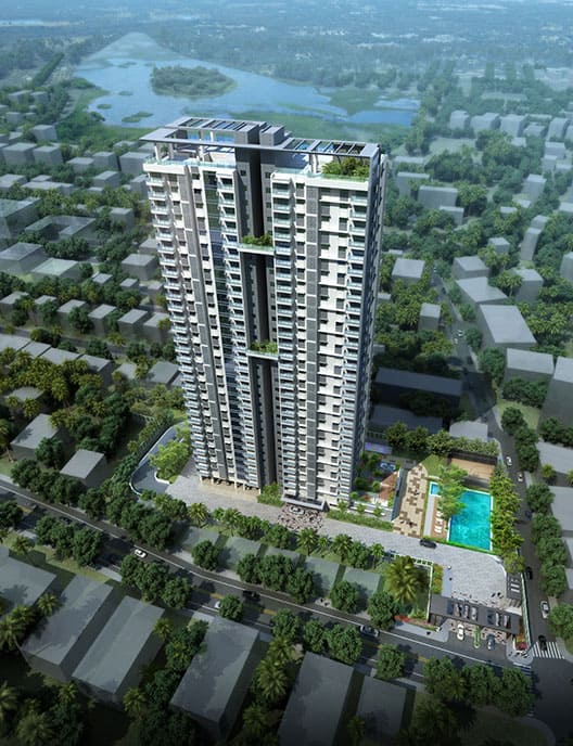 Adarsh Stratuss project elevation