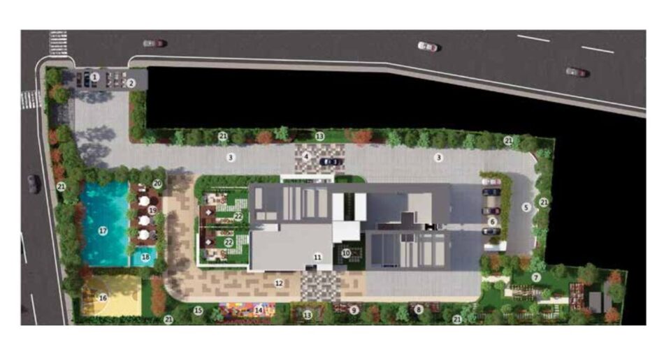 Adarsh Stratuss master plan — site layout