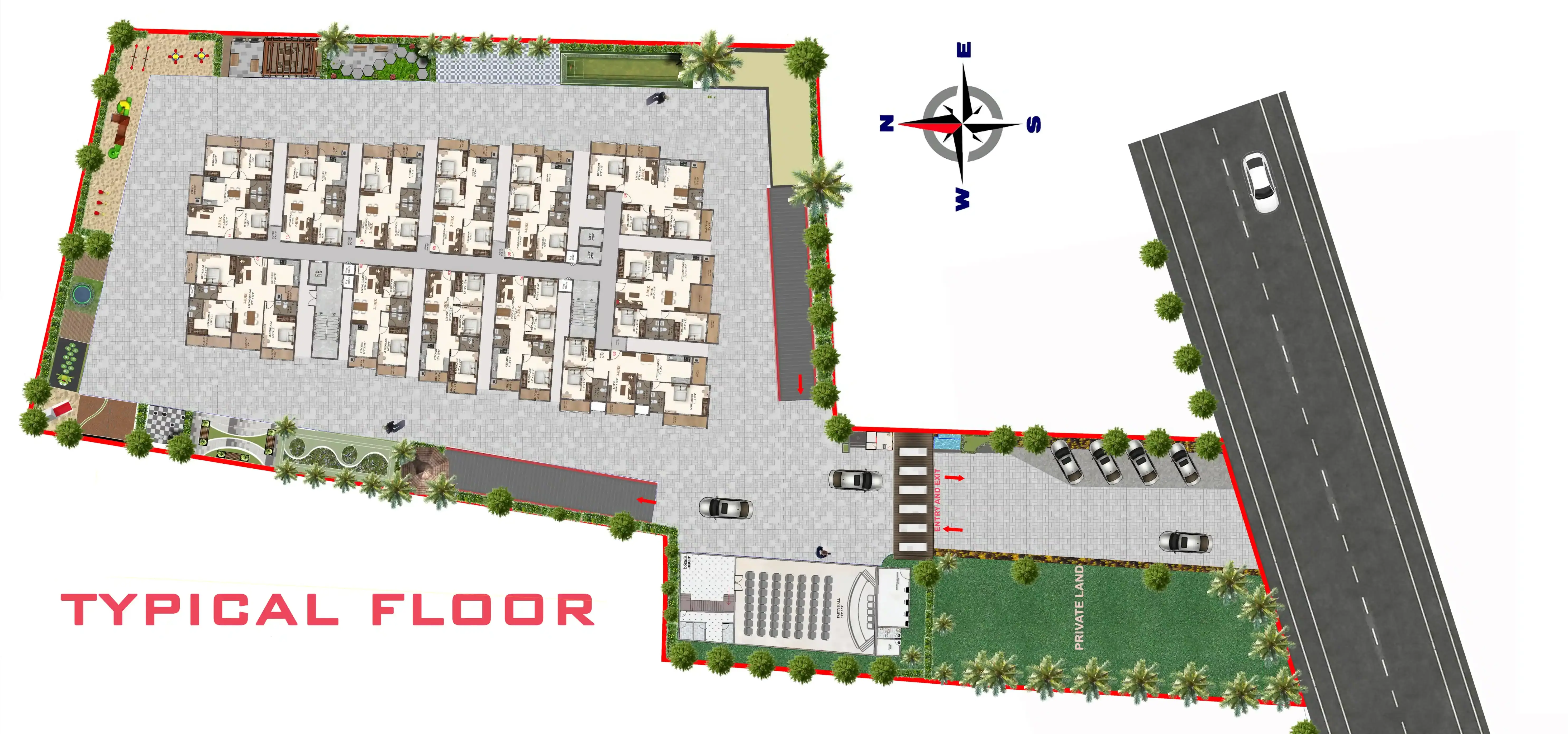 DS Max Sky Sukhino master plan — site layout