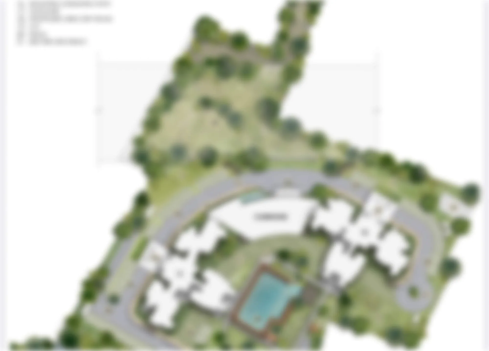 Prestige Eaton Park at Prestige master plan — site layout