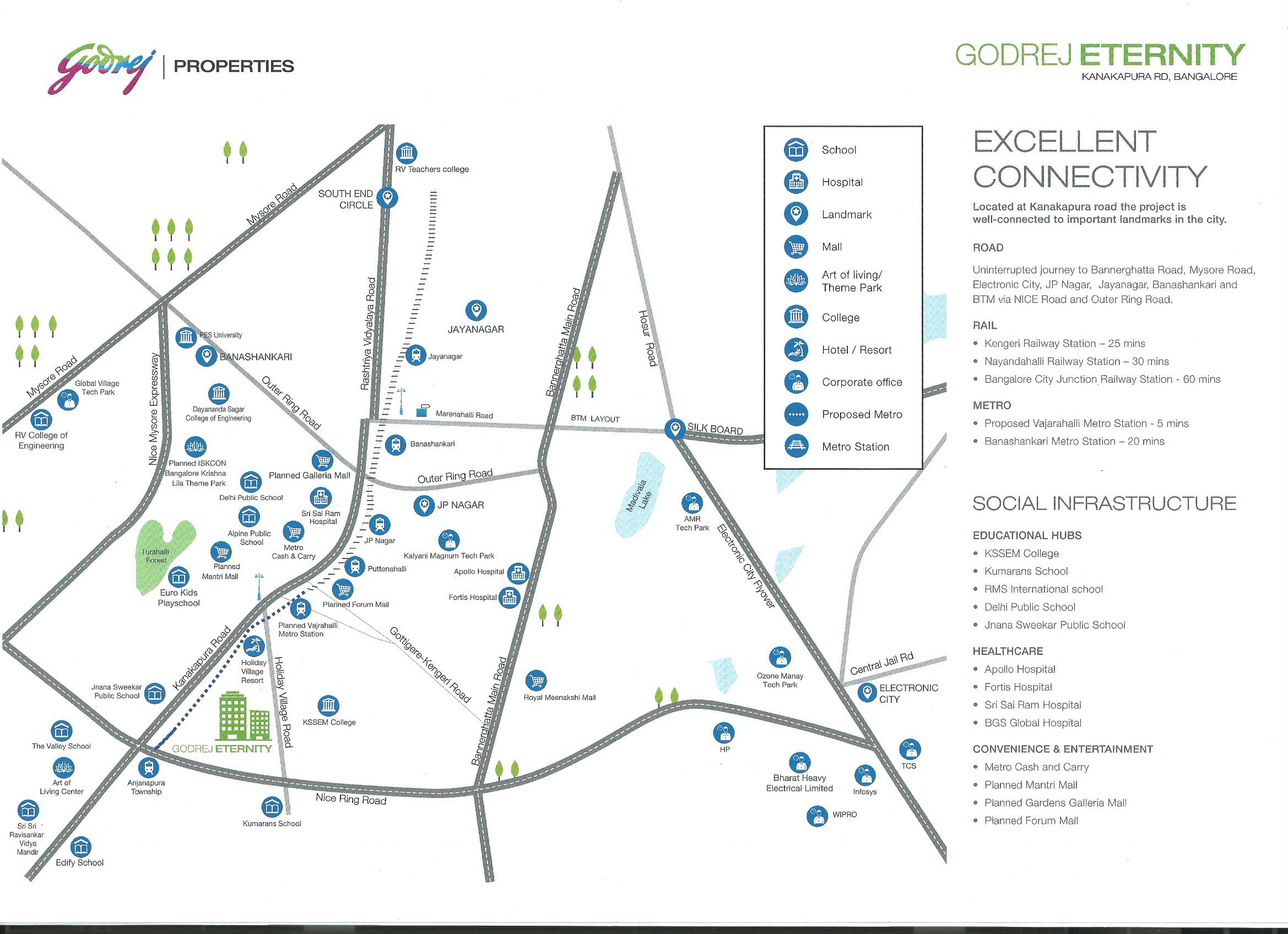 Godrej Eternity master plan — site layout