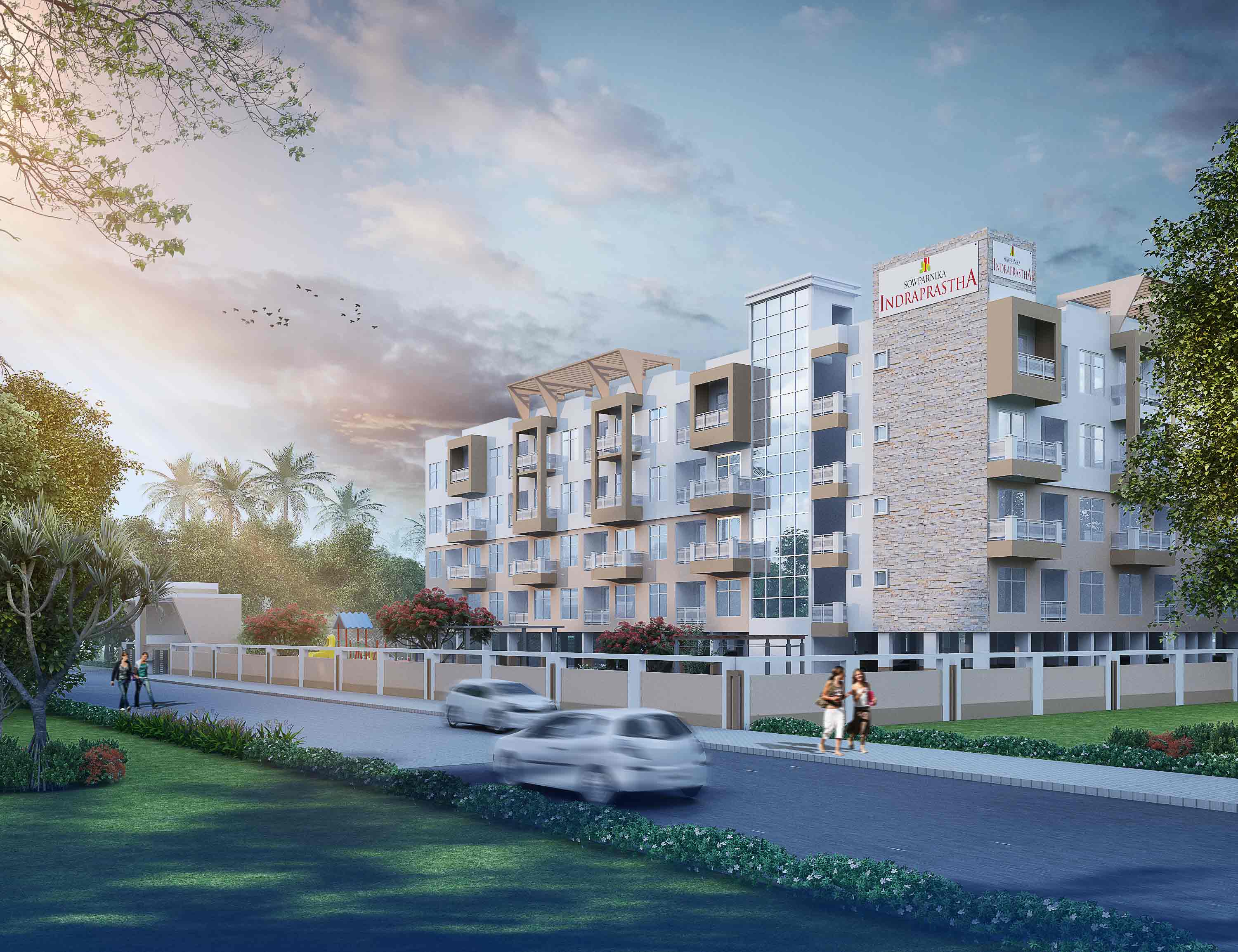 Sowparnika Pranathi Mysore project elevation