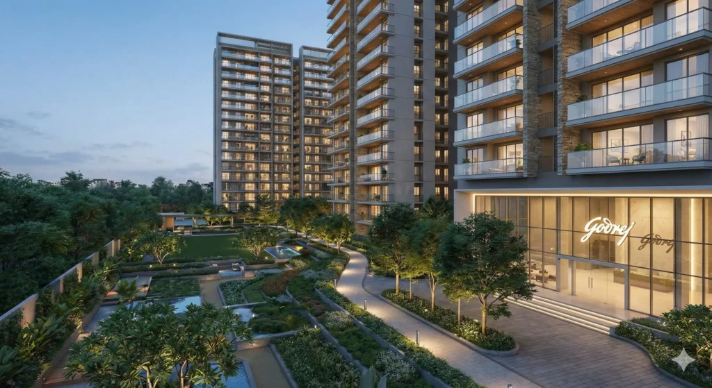 Godrej Bannerghatta Road Review 2026 — Price, RERA & Score | Brickplot project elevation